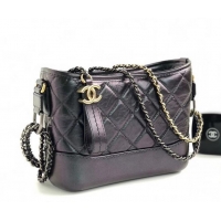 Discount Chanel Iridescent Rainbow Gabrielle Small Hobo Bag A91810 Purple