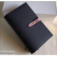 Best Price Celine Bicolour Large Strap Multifunction Wallet 608011 Black/Pink