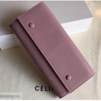 Crafted Celine Epi Large Flap Multifunction Wallet 600911 Light Pink