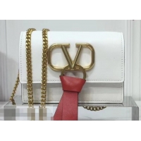 Most Popular Valentino VRing Chain Shoulder Bag 601466 White