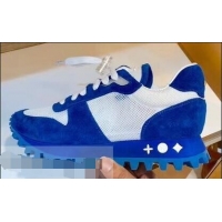 Low Cost Louis Vuitton LV Runner Sneakers LV95618 Blue 2019