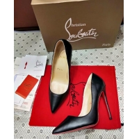 Most Popular Christian Louboutin So Kate Patent Red Sole lambskin Pumps CL9221 Black
