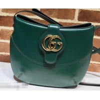 Low Cost Gucci Double G Arli Medium Shoulder Bag 568857 Green 2019