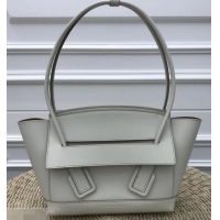 Good Quality Bottega Veneta Arco 33 Bag in French Calf Top Handle Bag 170201 White 2019