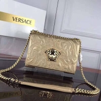Low Price Versace Calfskin Leather Shoulder Bag VS178 Gold