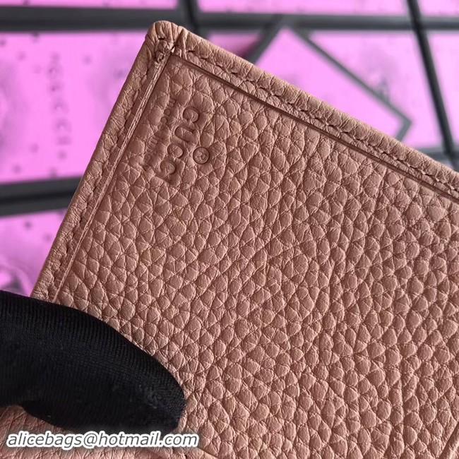 Fashion Gucci GG Marmont card case 474746 pink