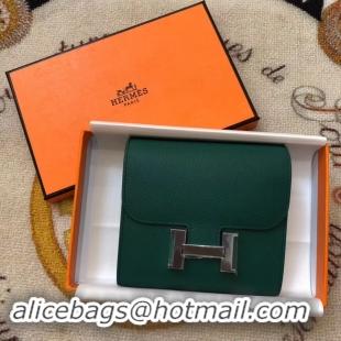 Hot Style Hermes Constance Wallets espom leather H2297 green