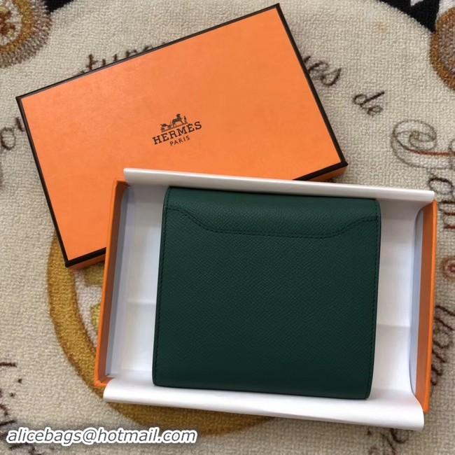 Hot Style Hermes Constance Wallets espom leather H2297 green