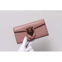 Best Quality Gucci Calf leather Wallet 414985 dark pink