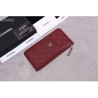 Best Price Chanel classic pouch Grained Calfskin& Gold-Tone Metal A84402 Burgundy