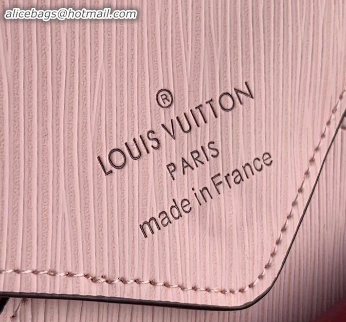 Crafted Louis Vuitton Epi Leather Pochette Kirigami Pouch Bag M62457 Pink/Burgundy/Red 2019