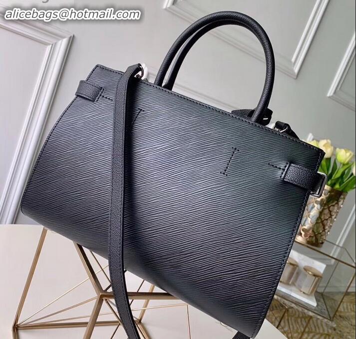 Unique Louis Vuitton Epi Leather Twist Tote Bag M54810 Black