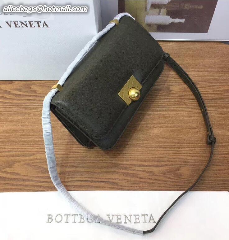Duplicate Bottega Veneta BV Classic Shoulder Bag BV90801 Dark Green 2019