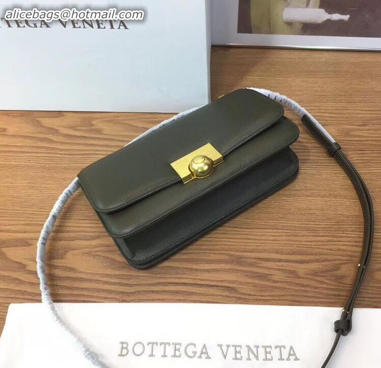 Duplicate Bottega Veneta BV Classic Shoulder Bag BV90801 Dark Green 2019