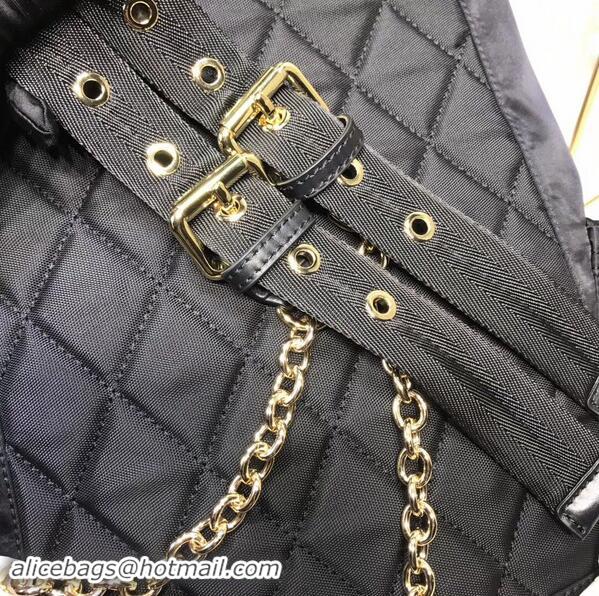 Top Quality Burberry Large Backpack Fabric ABU41048 Black