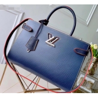 Unique Discount Louis Vuitton Epi Leather Twist Tote Bag M54980 Indigo