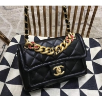 Fashion Chanel Lambskin Flap Small Bag AS0936 Black 2019