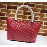 Best Luxury Gucci Signature leather tote bag 449647 burgundy