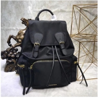 Top Quality Burberry Large Backpack Fabric ABU41048 Black