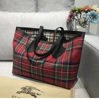Promotional Best BurBerry Tote Shopping Bags BU55779 Red