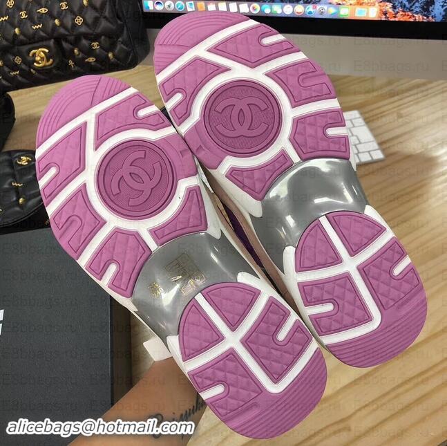 Duplicate Chanel CC Logo Leather Sneakers G34360 18