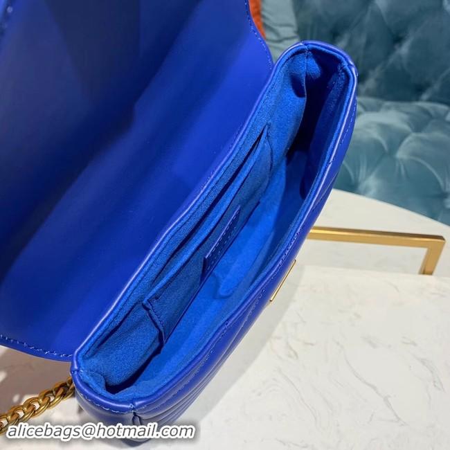 Classic LOUIS VUITTON NEW WAVE CHAIN BAG PM M53924 Bleu Neon
