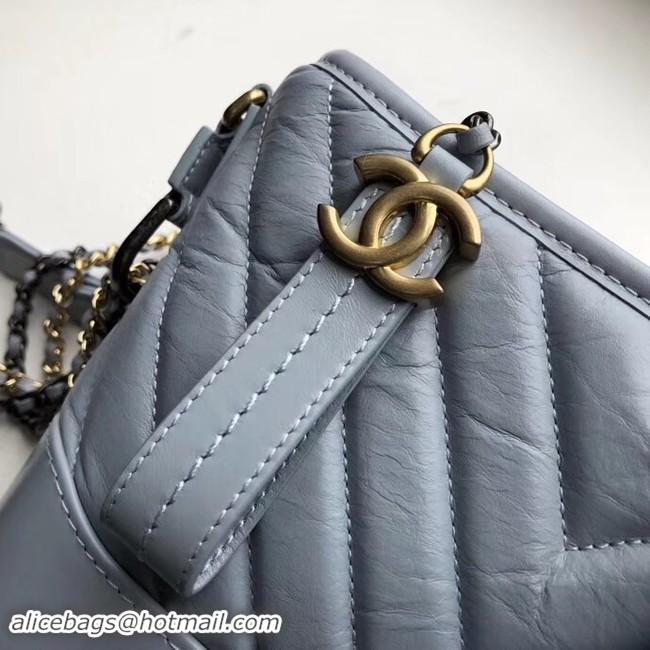 Fashion Chanel gabrielle small hobo bag A91810 light blue