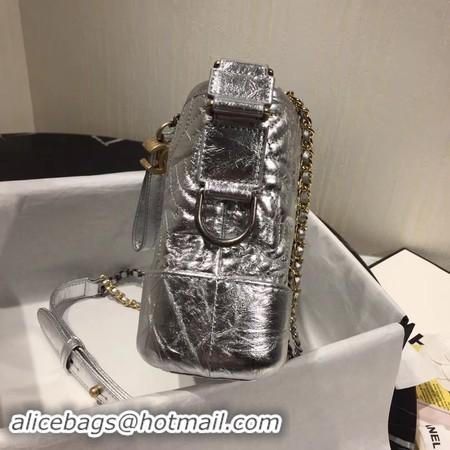 Classic Chanel gabrielle small hobo bag A91810 silver