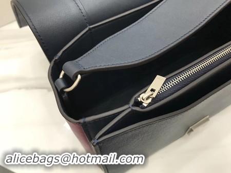 Top Grade Celine frame Bag Original Calf Leather 5756 Wine/black