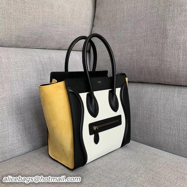 Discount Celine Luggage Boston Tote Bags All Calfskin Leather 189793-6