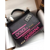 Famous Brand Dolce & Gabbana SICILY Bag Calfskin Leather 4136-12