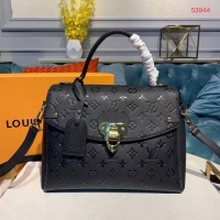 Discount Louis Vuitton Georges MM Monogram Empreinte Original Leather M53944 Black