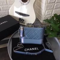 Luxury Chanel gabrielle small hobo bag A91810 blue