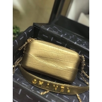 Best Product Chanel mini Shoulder Bag Leather B93825 gold