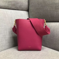 Low Price CELINE SANGLE SMALL BUCKET BAG IN SOFT GRAINED CALFSKIN 189303 ROSE