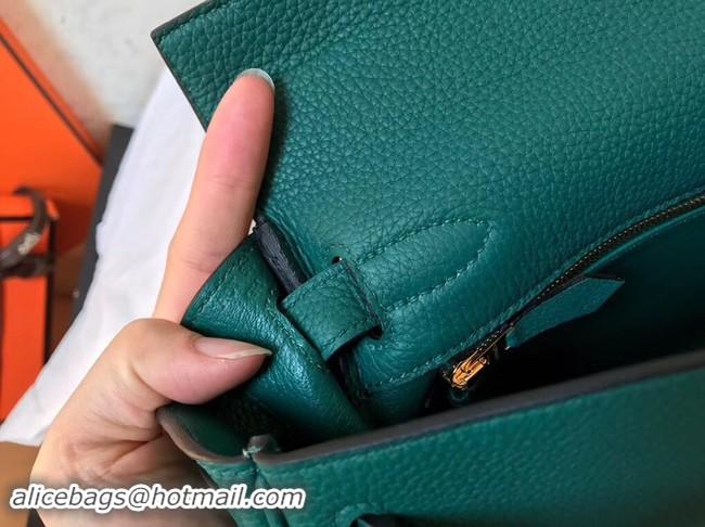 Classic Hot Hermes original Togo leather kelly bag KL32 green