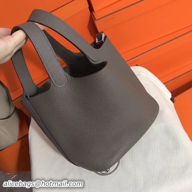 Hot Style Hermes Picotin Lock PM Bags Original Leather H8688 grey