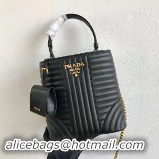 Classic Prada Double Saffiano Original Calfskin Leather Bag 1BA212 Black