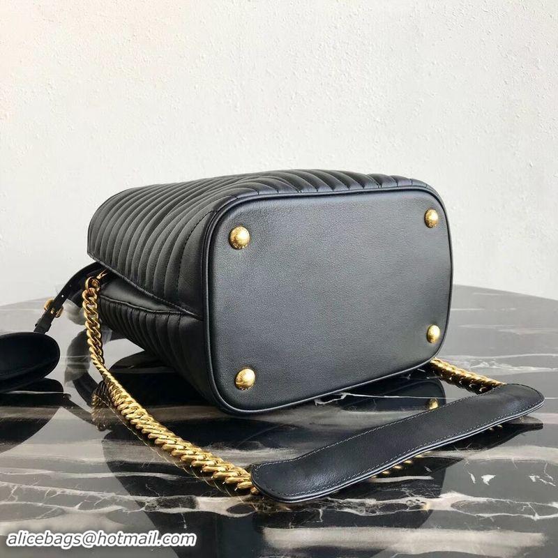 Classic Prada Double Saffiano Original Calfskin Leather Bag 1BA212 Black