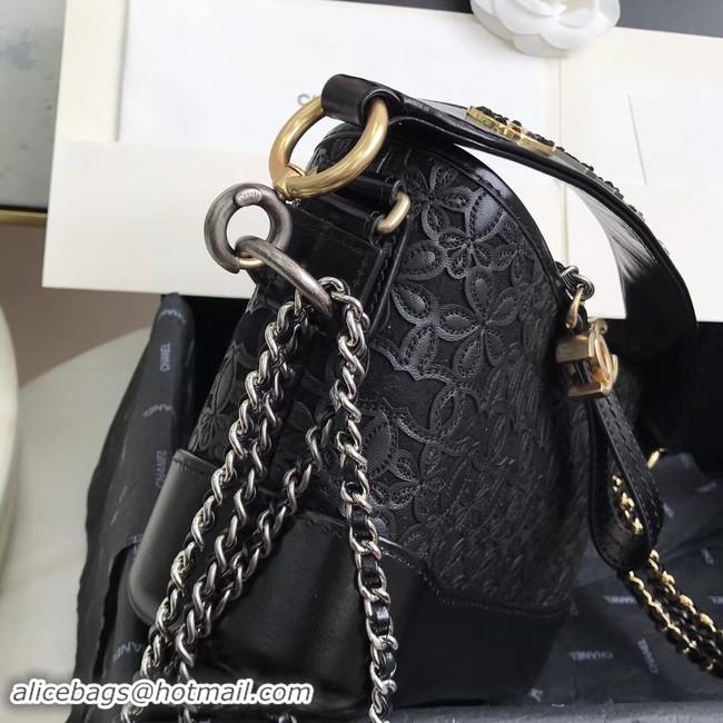 Top Quality Chanel gabrielle small hobo bag A0865 black