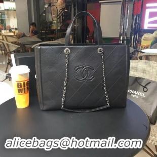 Fashion Chanel Original Calfskin leather Shoulder Bag 55087 black