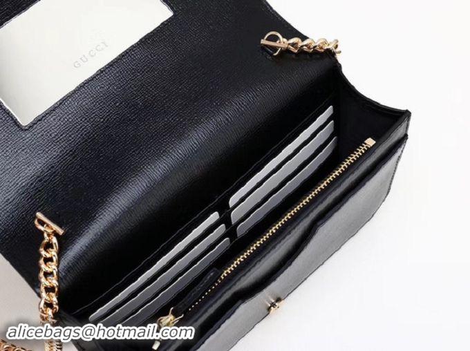 Classic Gucci GG Marmont mini shoulder bag 600663 black