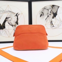 Best Grade Hermes Cosmetic Bag H3699 Orange