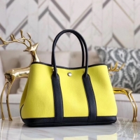 Luxury Hot Hermes Garden Party 36cm Tote Bags Original Leather A3698 Yellow