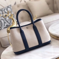 High Quality Hermes Garden Party 36cm Tote Bags Original Leather H3698 Dark Blue