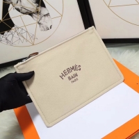 Luxury Hermes Cosmetic Bag H3700 Off White