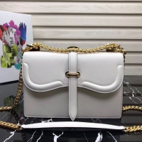 Best Price Prada Sidonie Leather Shoulder Bag 5677 White