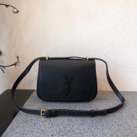 Shoulder SAINT LAURENT Monogram leather cross-body bag 512853 black