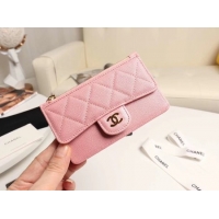 Most Popular Chanel classic card holder AP0374 pink