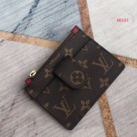 Discount Louis Vuitton ZIPPED CARD HOLDER M66531 purplish